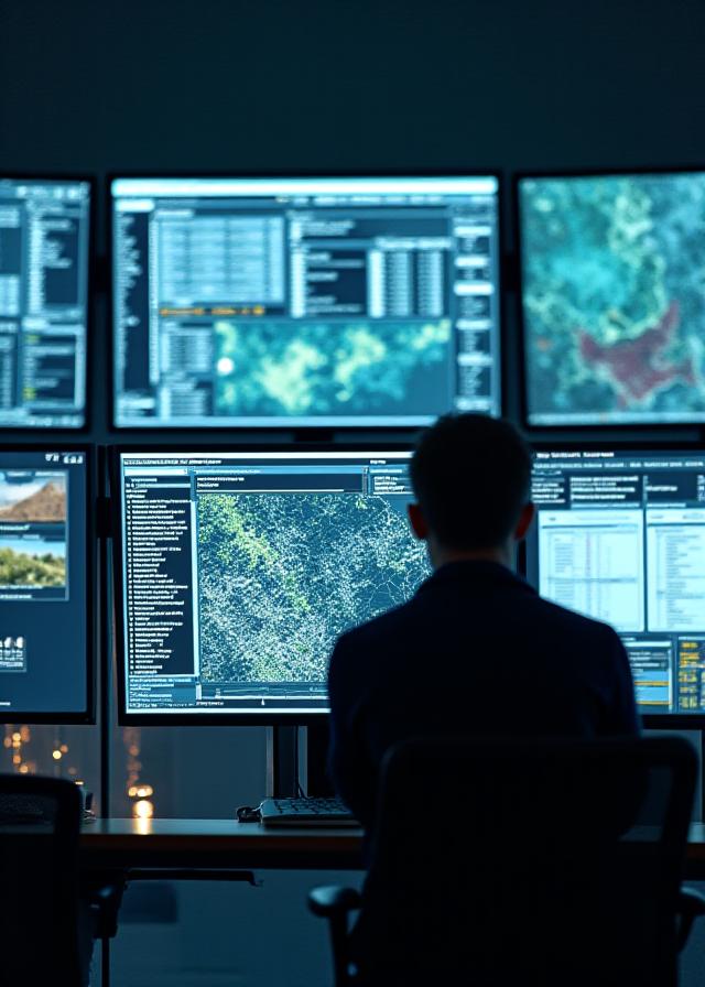 Denver supply chain logistics operations center with real-time shipment tracking