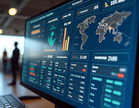 Real-time ecommerce shipment visibility dashboard with live tracking metrics